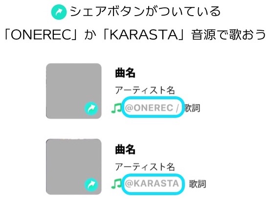 シェア可能楽曲