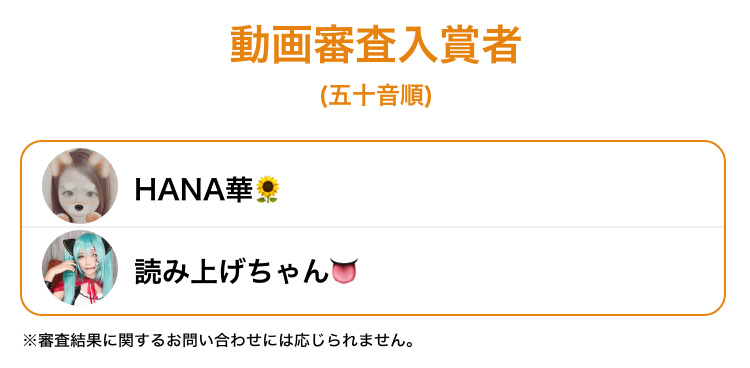 入賞者