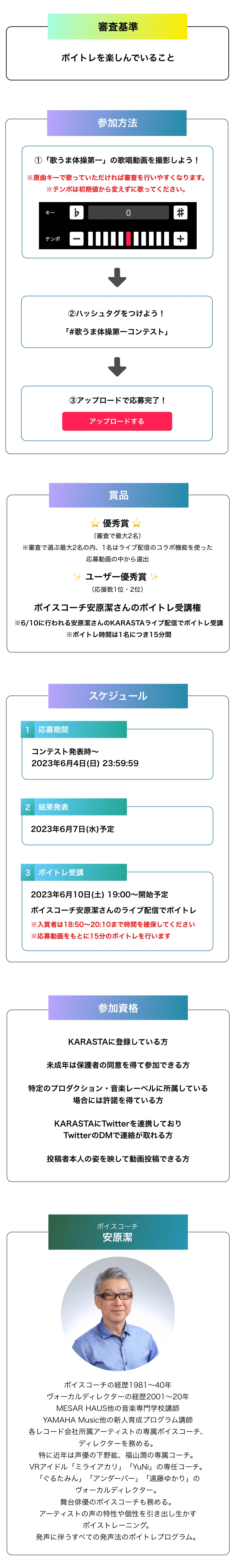 コンテスト概要